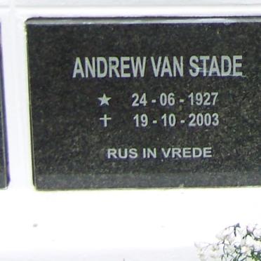 STADE Andrew, van 1927-2003