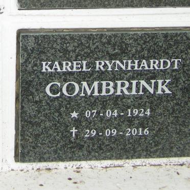 COMBRINK Karel Rynhardt 1924-2016