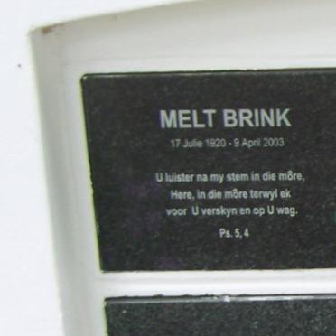BRINK Melt 1920-2003