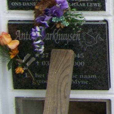 BARKHUYSEN Anton 1945-2000
