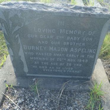 ASPELING Burney Mason -1949