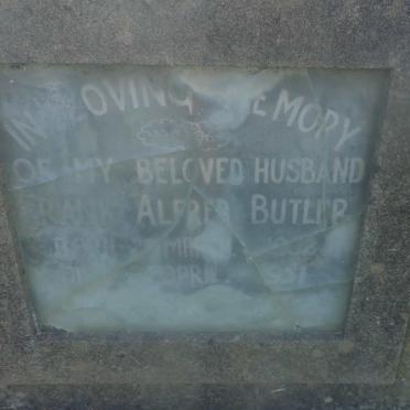 BUTLER Frank Alfred 1902-1951
