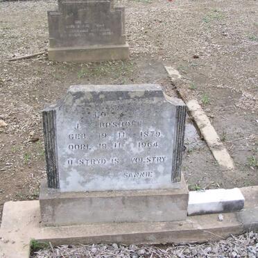 BOSHOFF J. 1879-1964