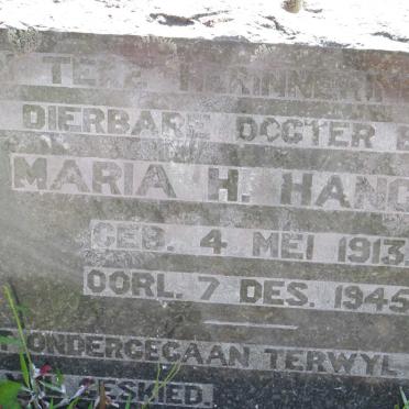 HANCKE Maria H. 1913-1945