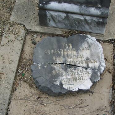 HUYSSTEEN C.J., van -1881