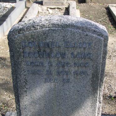 LANG Elliot Brownlow 1862-1955