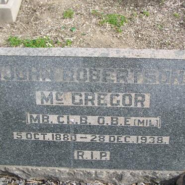 McGREGOR John Robertson 1880-1938 &amp; Marion DE WET 1883-1956 :: McGREGOR David Robertson 1908-1972 _1