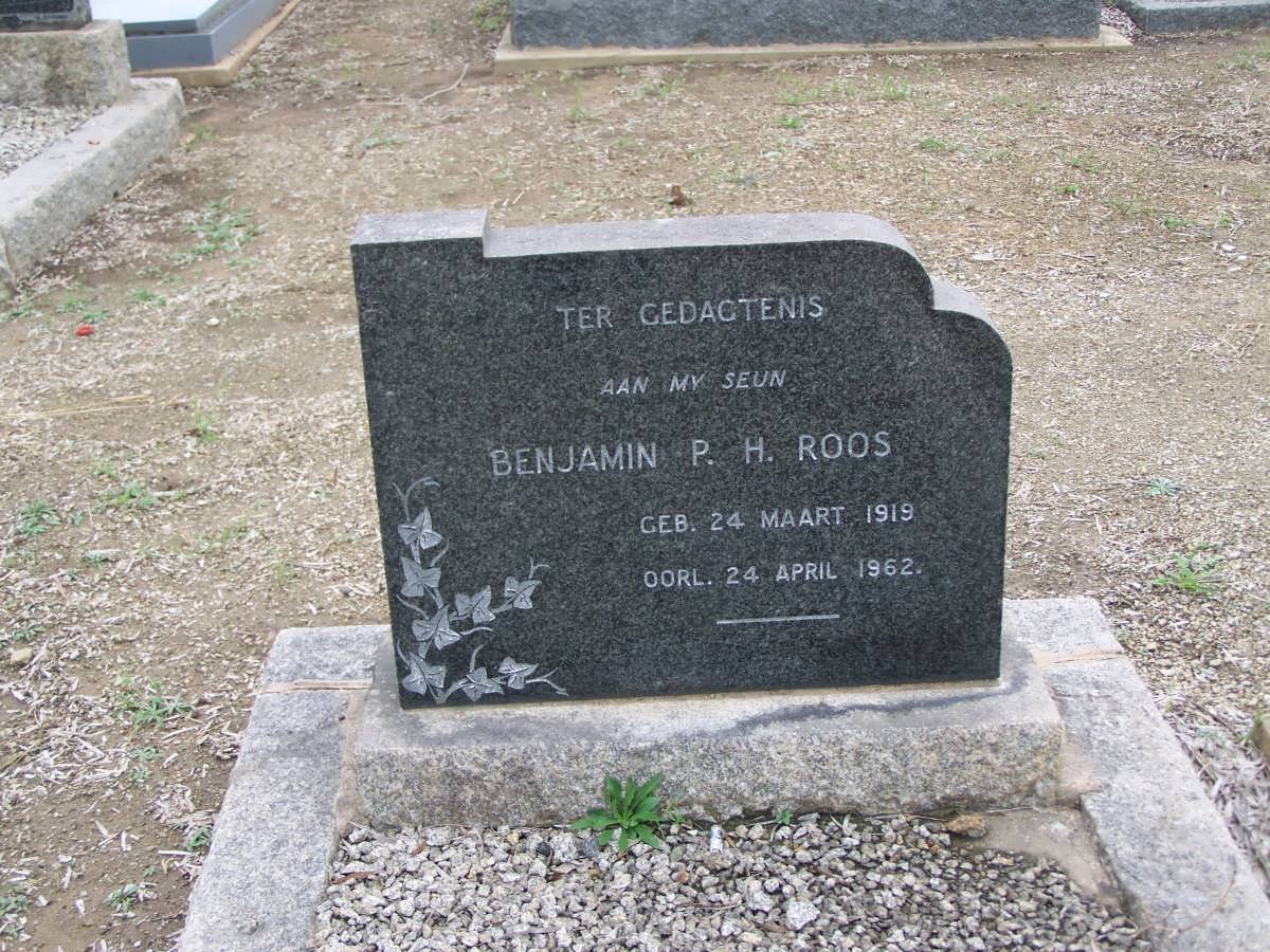 ROOS Benjamin P.H. 1919-1962