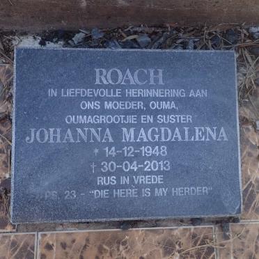 ROACH Johanna Magdalena 1948-2013
