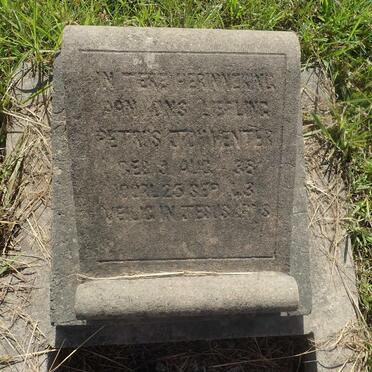 VENTER Petrus Joh. 1938-1943