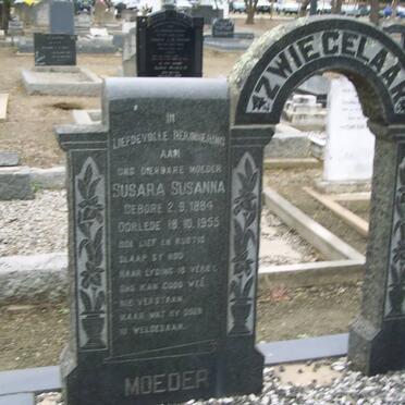 ZWIEGELAAR Susara Susanna 1884-1955