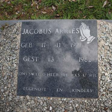 ARRIES Jacobus 1921-1982