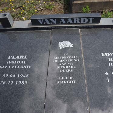 AARDT Edward Henry 1945-1992 & Pearl CLELAND 1948-1989