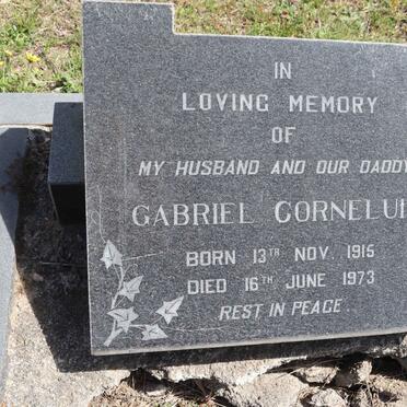 CORNELIUS Gabriel 1915-1973