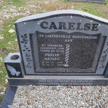 CARELSE Philip Daniel 1919-2003