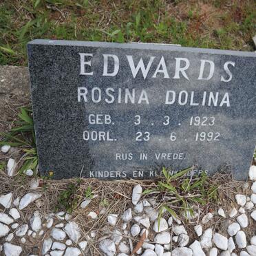 EDWARDS Rosina Dolina 1923-1992