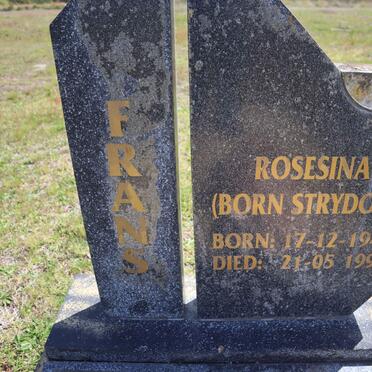 FRANS Rosesina nee STRYDOM 1947-1998