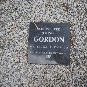 GORDON Louis Peter 1964-2016