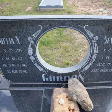 GORDON Seville D. 1972-1997 & Amelia N. 1973-1997