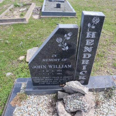 HENDRICKS John William 1924-1984