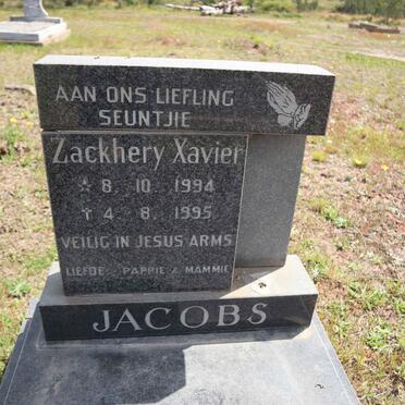 JACOBS Zackhery Xavier 1994-1995