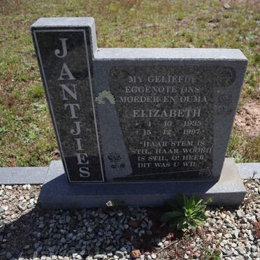JANTJIES Elizabeth 1935-1997