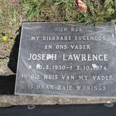 LAWRENCE Joseph 1930-1974