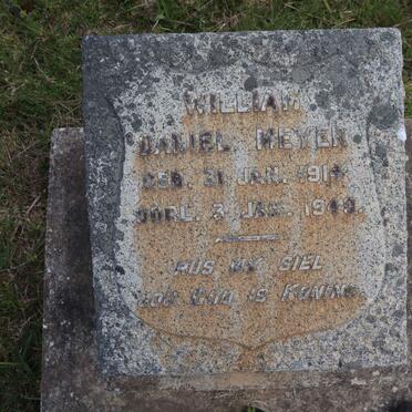 MEYER William Daniel 1914-1949
