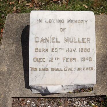 MULLER Daniel 1885-1948