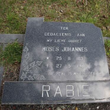 RABIE Moses Johannes 1897-1981