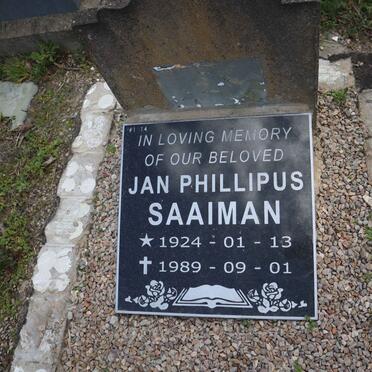 SAAIMAN Jan Phillipus 1924-1989