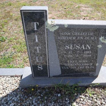 TITUS Susan 1915-1998
