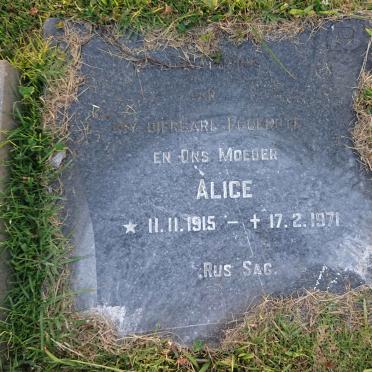 ? Alice 1915-1971