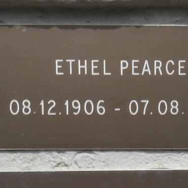 PEARCE Ethel 1906-2008