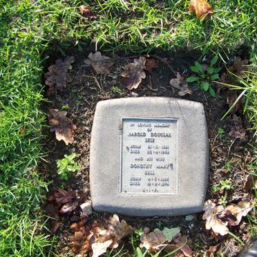 BELL Harold Douglas 1891-1968 &amp; Dorothy Mary 1896-1974