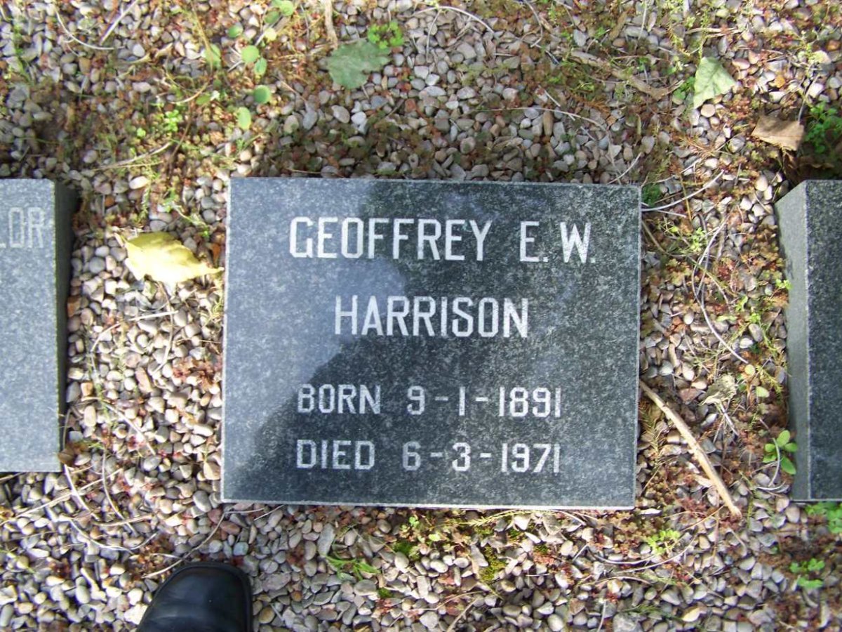 HARRISON Geoffrey E.W. 1891-1971