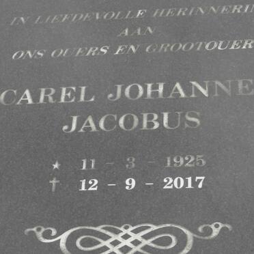 ? Carel Johannes Jacobus 1925-2017