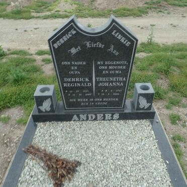 ANDERS Derrick Reginald 193?-2007 & Theunetha Johanna 1945-2005
