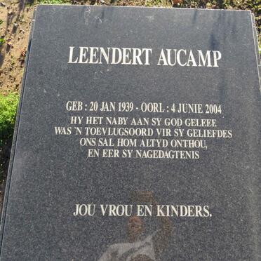AUCAMP Leendert 1939-2004