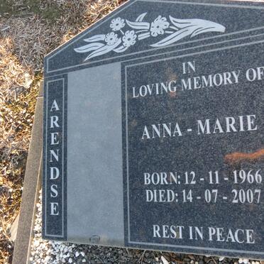 ARENDSE Anna-Marie 1966-2007