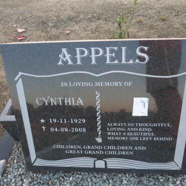 APPELS Cynthia 1929-2008