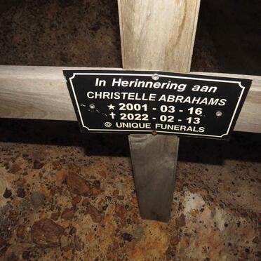 ABRAHAMS Christelle 2001-2022