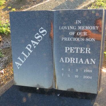 ALLPASS Peter Adriaan 1988-2004