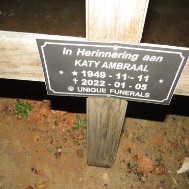 AMBRAAL Katy 1949-2022