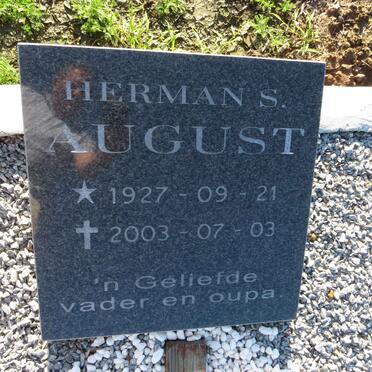 AUGUST Herman S. 1927-2003