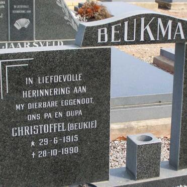 BEUKMAN Christoffel 1915-1990