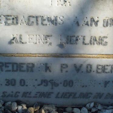 BERGH Frederick P., v.d. 1956-1956