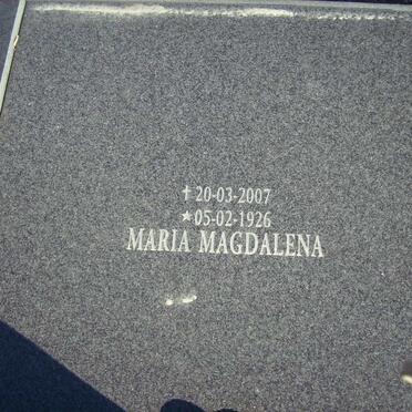 BENEKE Maria Magdalena 1926-2007