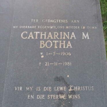 BOTHA Jan C. 1905-1986 & Catharina M. 1906-1981 _1