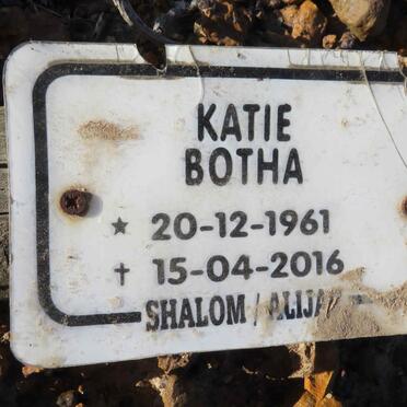 BOTHA Katie 1961-2016